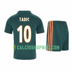 Ajax Amsterdam Dusan Tadic 10 Bambino Maglia Trasferta 2019/2020 Manica Corta (+ Pantaloncini)